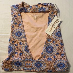 Frankie’s Bikinis Boho Print Set NWT